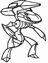 Genesect Colorare Archeus Coloriages Arceus Murkrow Coloringhome Excadrill Colorir Colorier Clipartmag Library Colouring sketch template