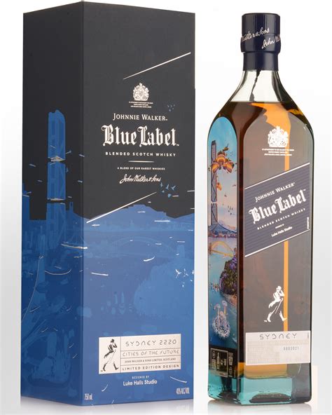 johnnie walker blue label sydney  cities   future limited edition design blended scotch