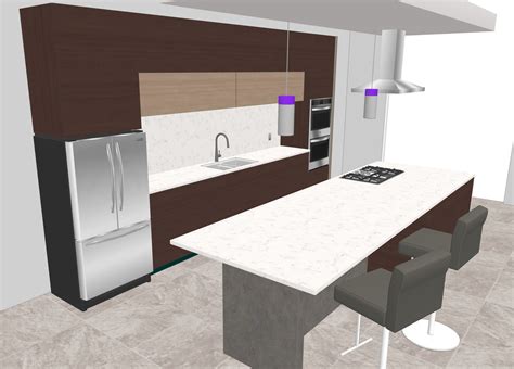 interior modern kitchen   model architectural rendering services