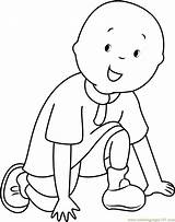 Coloring Caillou Pages Coloringpages101 Online Printable Kids sketch template