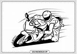Motos Moto Motoristas Rincondibujos Trenes Transporte Medios sketch template