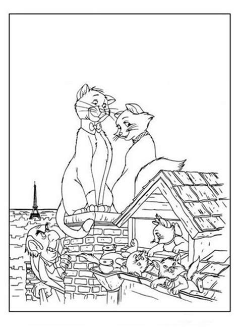 images  aristocats coloring pages  pinterest