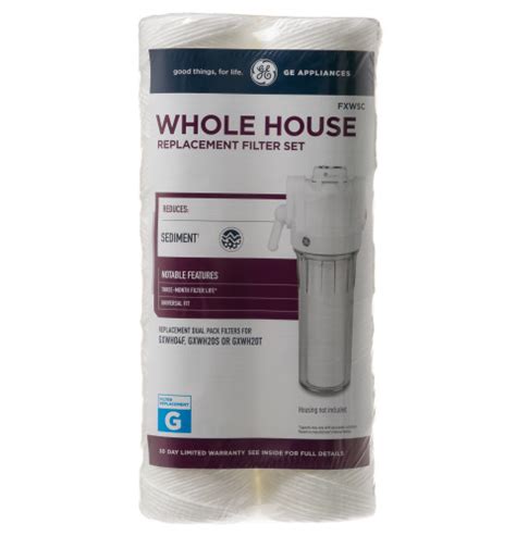 Fxwsc Ge Whole House Basic Replacement Water Filter Ge Appliances Parts