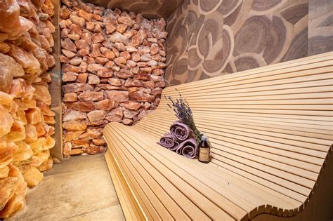 cabina de sauna cu sare salina cu sare pentru casa salon spa de la