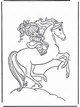 Paard Pferd Meisje Ausmalbilder Paarden Cavalli Kleurplaat Cavallo Pferde Kleurplaten Madchen Cavalo Ragazza Rapariga Cavalos Publicidade Advertentie sketch template