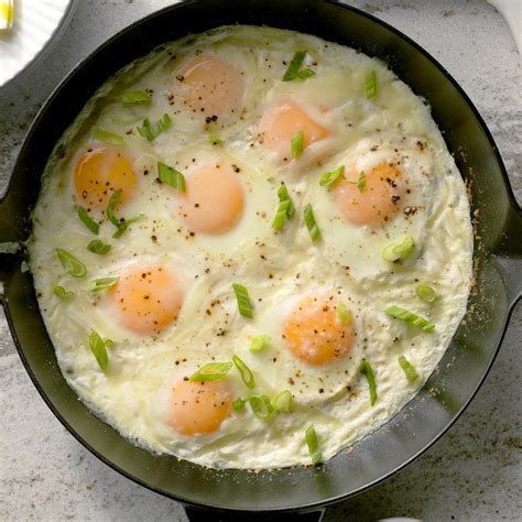 creamy baked eggs recipe     taste  home