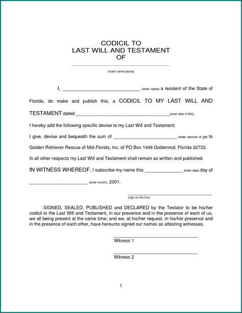 printable    testament forms arizona form resume