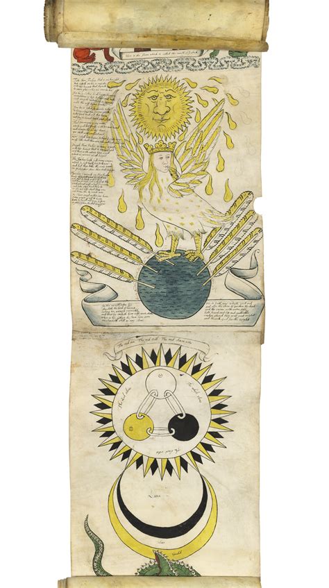 ripley scroll  illustrated alchemical manuscript  english