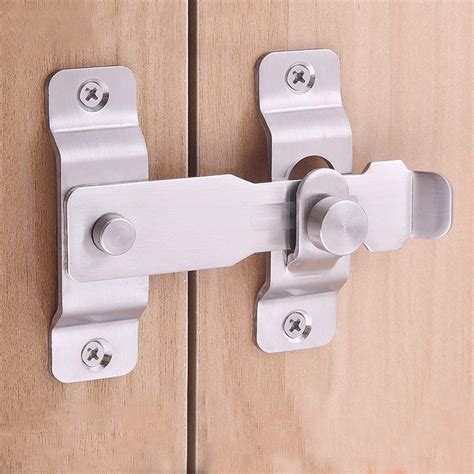 buy dingchi stainless steel sliding barn door latch lock locking barns double doors hasp lock