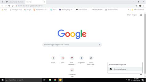 tabs  chrome    customizable  wallpapers