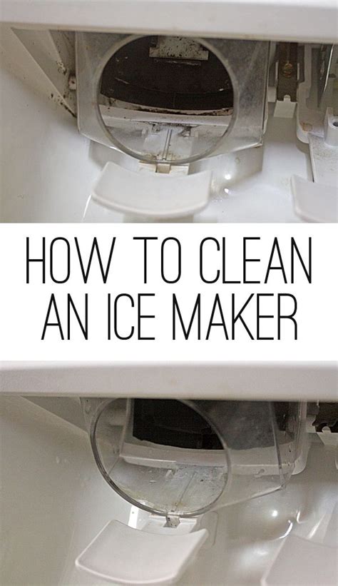 ice maker maintenance   clean  chemicals