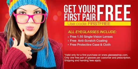 get your first pair free on use code