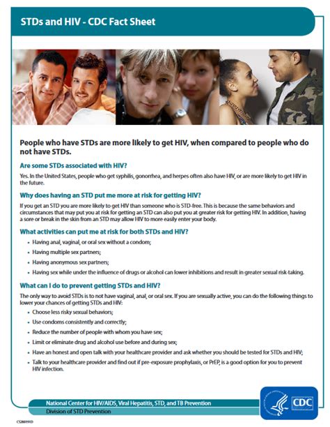 stds and hiv cdc fact sheet national prevention