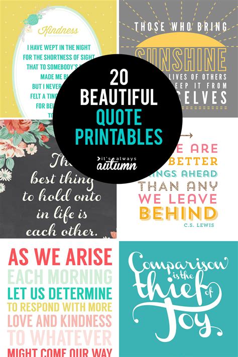 inspirational quotes printable