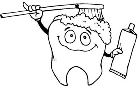 tooth brushing   dental health coloring page color luna