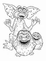Gremlins Coloring Pages Drawing Monster Color Comments Getdrawings Coloringhome sketch template