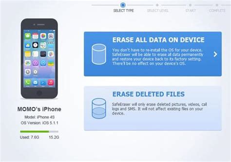 apowersoft iphone data cleaner wipe delete clean  erase iphone