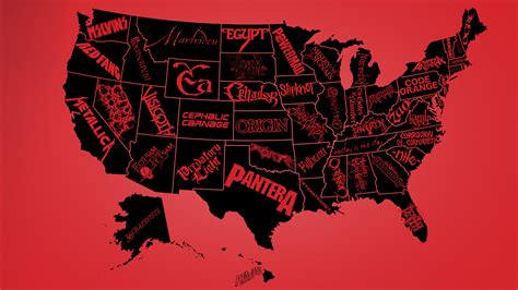 are these the best metal bands of every us state