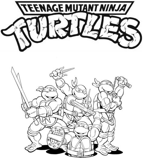 teenage mutant ninja turtles coloring pages  print  worksheets