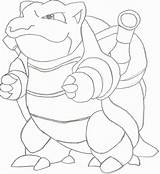 Coloring Blastoise Pages Mega Pokemon Getcolorings sketch template