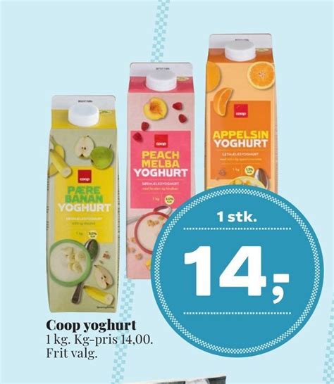 coop yoghurt tilbud hos daglibrugsen