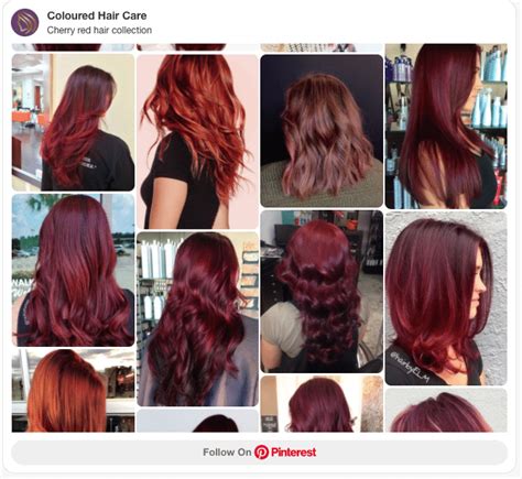 top  image cherry red hair color thptnganamsteduvn