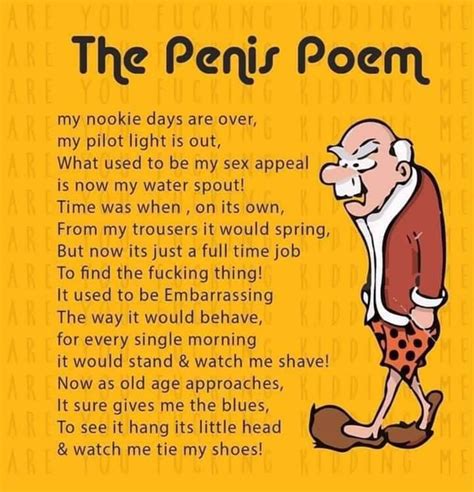 The Penis Poem R Boomershumor