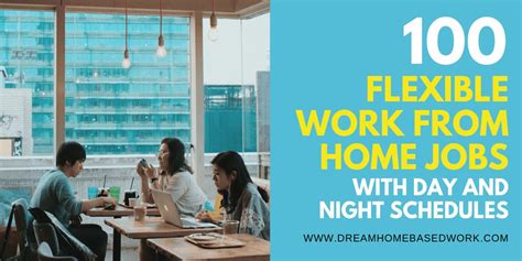 flexible work  home jobs  day  night schedules