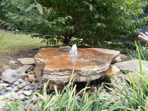 ideas  rock fountain  pinterest garden water backyard water fountains yard