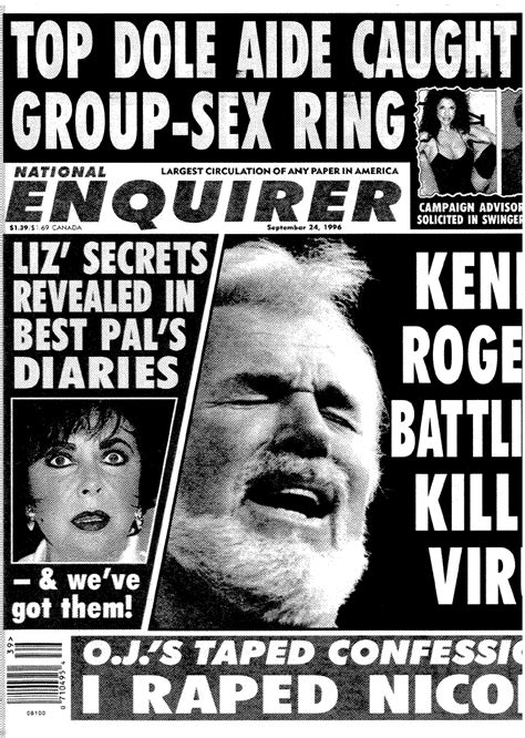 Roger Stone In Sex Shocker National Enquirer And Star Pics Big