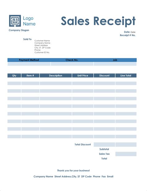 fake credit card receipt template