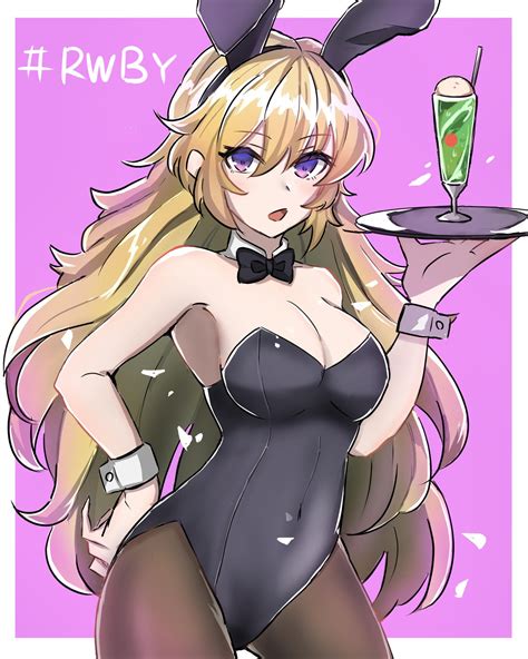yang in a bunny suit in 2020 bunny suit cool girl rwby