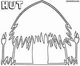 Hut Coloring Pages Designlooter 42kb 1000 sketch template