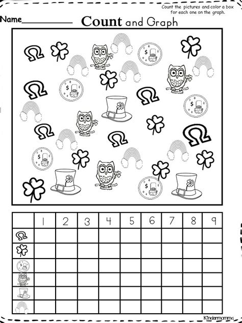 kindergarten graphing worksheet kindermommacom