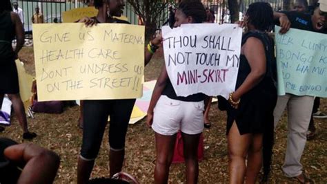 women activists demonstrate over the pornography law daily monitor