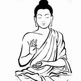 Buddha Drawing Sketch Gautama Gautam Statue Sitting Simple Draw Easy Drawings Sketches Getdrawings Vector Clipartmag Name sketch template