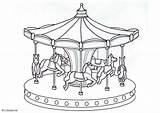 Fair Coloring Pages Merry Round Go Getcoloringpages County Printable sketch template