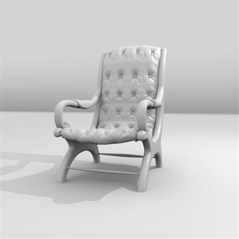 3d chair realtime cgtrader
