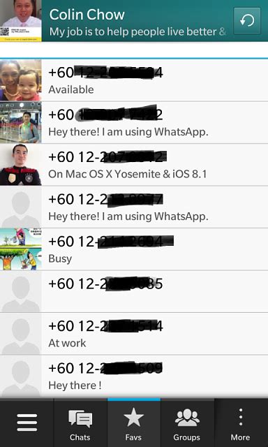 Whatsapp Only Showing Numbers Not Names Blackberry