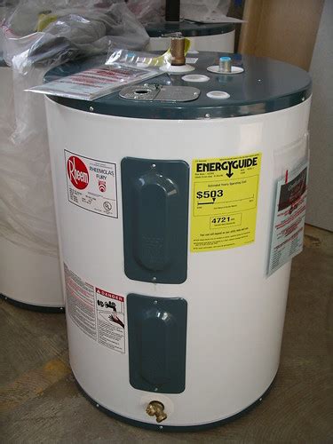 gallon electric water heaters  rheem electric   flickr