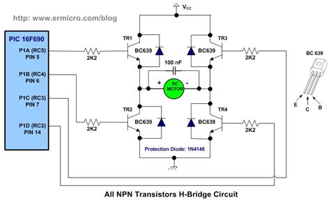 bridge microchip pic microcontroller pwm motor controller