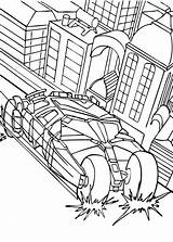 Batman Coloring Printable Batmobile Tumbler Car Pages Ecoloringpage sketch template