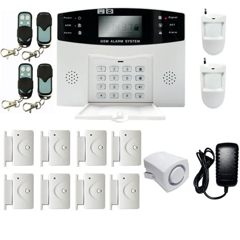 imeshbean wireless wired gsm home security alarm burglar alarm system  zones auto dialing