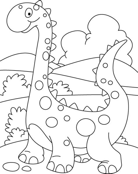 kindergarten dinosaur coloring pages