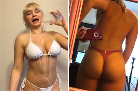 hot gaming babe zoie burgher stripteases on instagram live