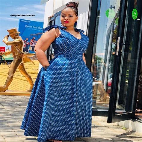 latest tswana wedding dresses for african ladies shweshwe 4u