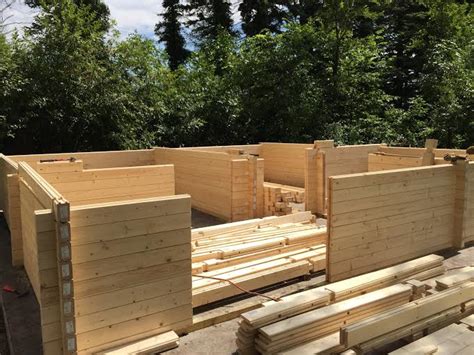 interlocking logs  log cabin  home plans design