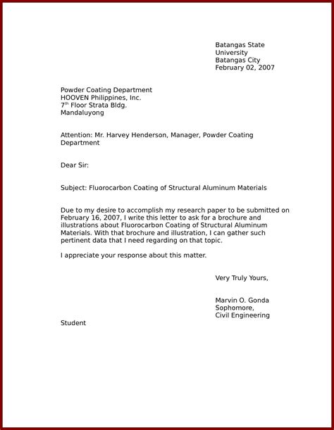 pin  business letter format