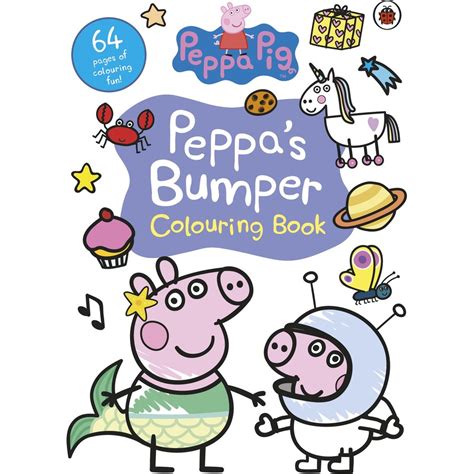 peppa pig peppas bumper colouring book big