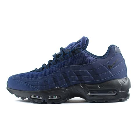 mens nike air max  navy blueblack classic running trainers